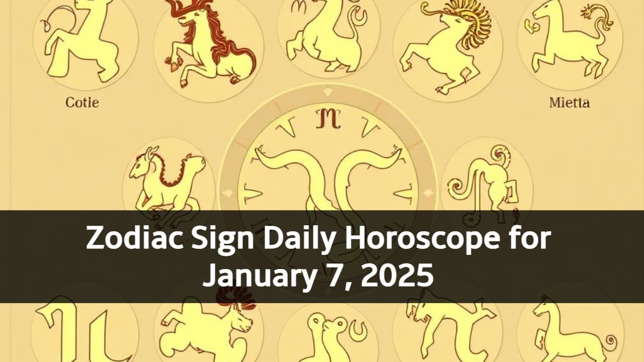 Zodiac Sign Daily Horoscope for January 7, 2025